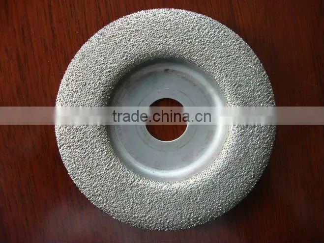 High quality Brazed DIAMOND grinding wheels for porcelian/Vacuum Brazed Diamond G & P Tool