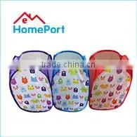 Portable Mesh Foldable Laundry Hamper With Reinforced Carry Handles