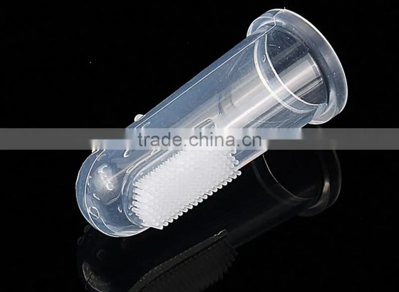 FDA approval soft gentle oral cleaning professional baby teeth protection finger toothbrush