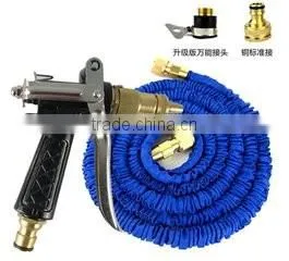 Expandable garden hose Black with Brass connectors