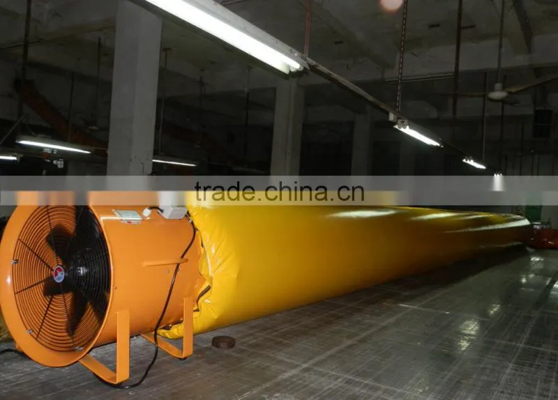 Ventilation Pipe With The Metal Ring End/Mining Fire Resistant Air Duct And Negative Pressure Air Duct For Mining Use