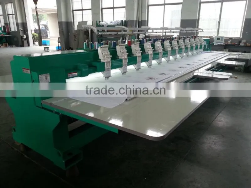 QC612(400 800x1200) India Flat Computerized Embroidery Machine
