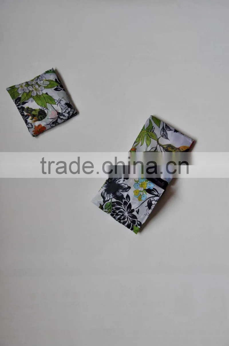Rose Flowers Hummingbird Spring Eco Reusable Foldable Shopping Tote Bag