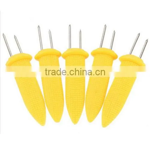 Safe Mini Corn on the Cob Holders Skewers Needle Prongs Fork Picks Kitchen BBQ