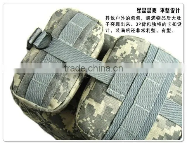Outdoor Sports 3P bag Tactical Military Backpack for Camping Hiking Trekking Wholesale