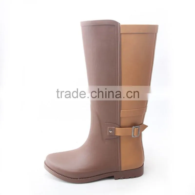 2017 women rubber rain boots with good shape
