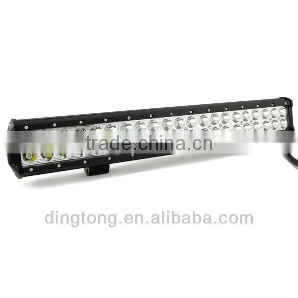 remote control 126w led light bar 3D FLASH LED LIGHT BAR flood/spot yellow white light for truck jeep RV SUV ATV