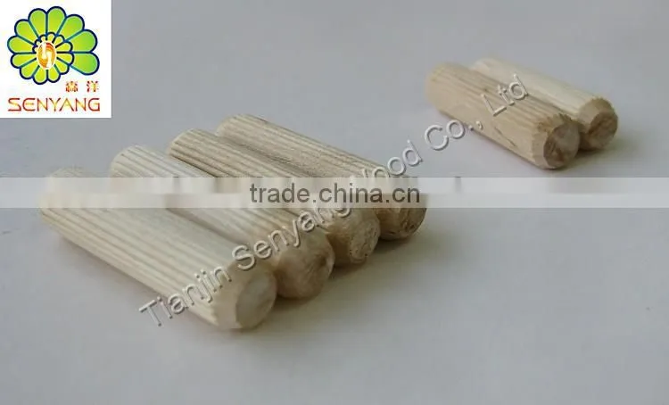 knurled furniture wooden decorative dowel nut