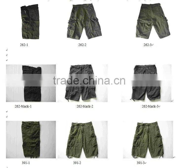 men's traditional cotton canvas shorts 251,255,258,262,391
