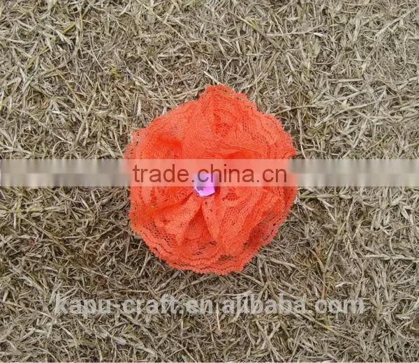 Hot sale plastic crystal flower headband for sale