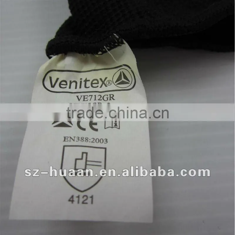 Populor Nitrile coating polyester knitted gloves All-purpose safety gloves