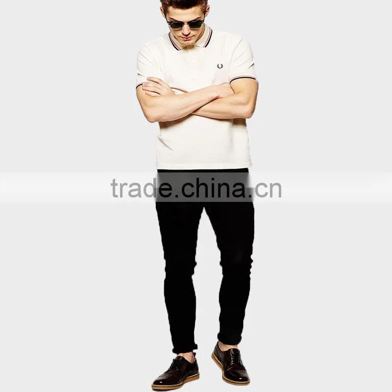 2015 Men's Embroidered Polo Shirt
