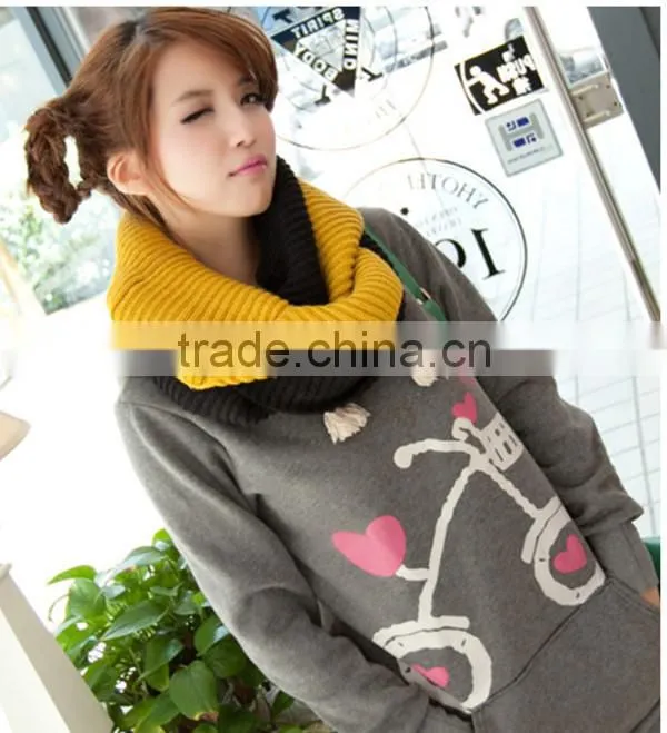 1pc high quality Double color korean latest spandex winter warm Neck warmers,neckerchief,scarf