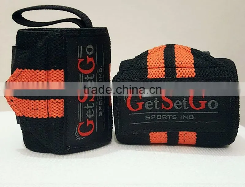 2016 Custom Weight lifting Fitness Wrist Wraps