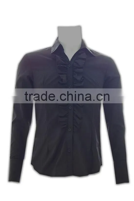 100% Cotton Design china made unique design dark color cafe cotton shirts