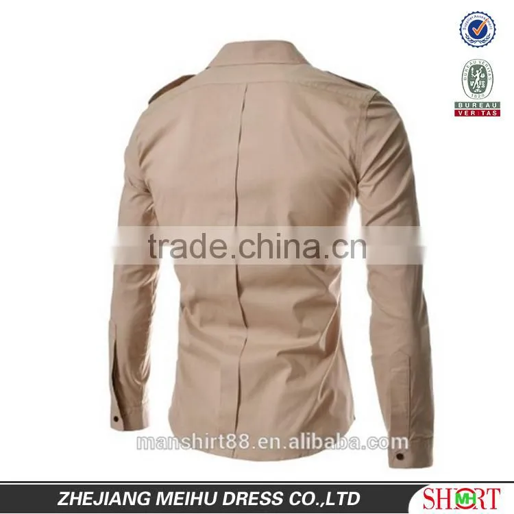 button down uniform multiple color men shirts
