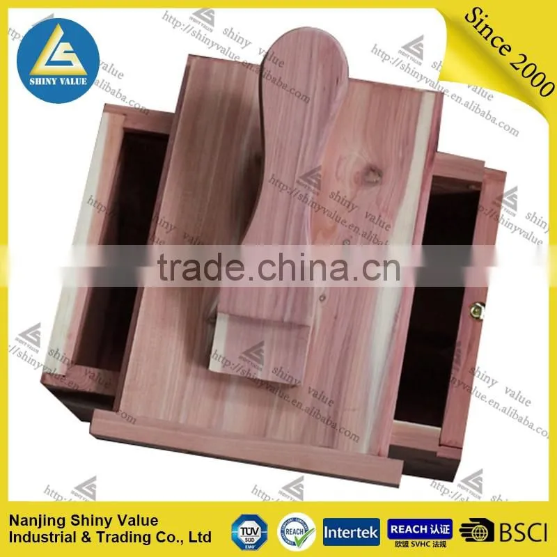 Custom multi-color Sandalwood shoe box with sample available