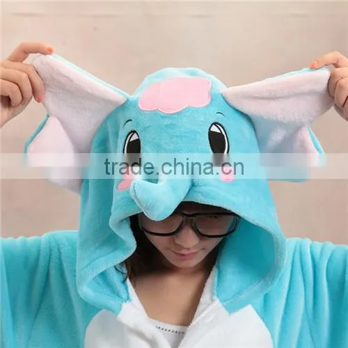 wholesale good quality unisex flannel adult animal suite