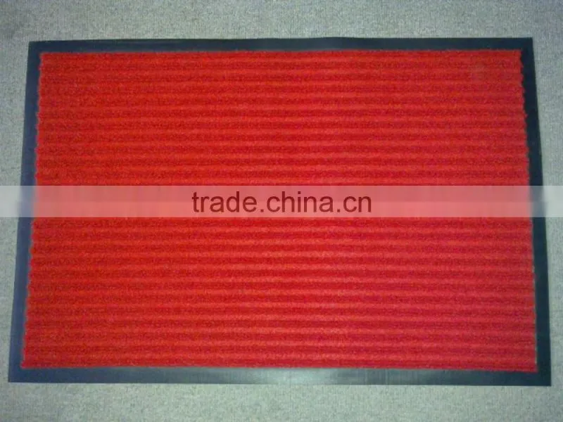 Stripes PVC floor mat and door mat