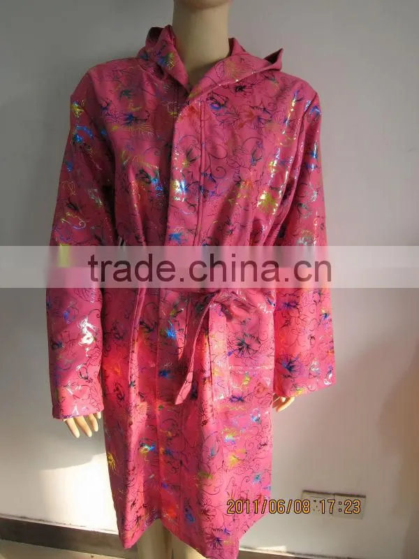 Luxury Microfiber Printed Bathrobe