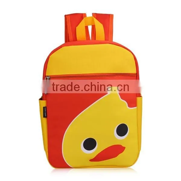 PU cartoon animal pattern children school bag