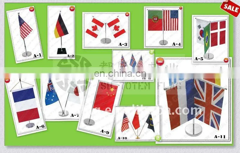 Aruba Table Flag , Aruba Desk Flag