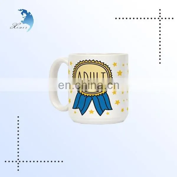 Wholesale unbeatable custom printing porcelain color changing coffee mug cup