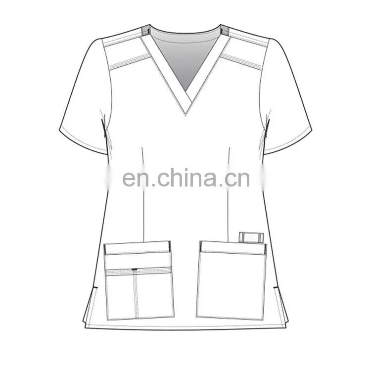 EXW Price Scrub Uniform Hospital Uniform Design
