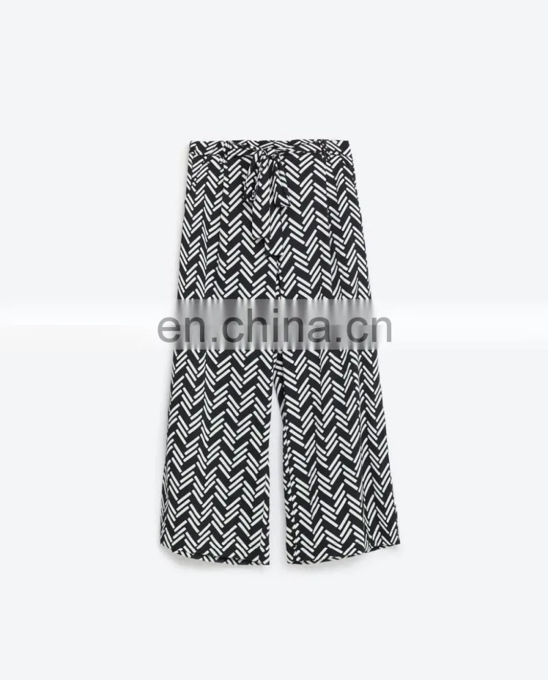 New design casual ruffle pants 2016