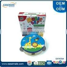Most popular children lovely wooden tambourine musical instrument