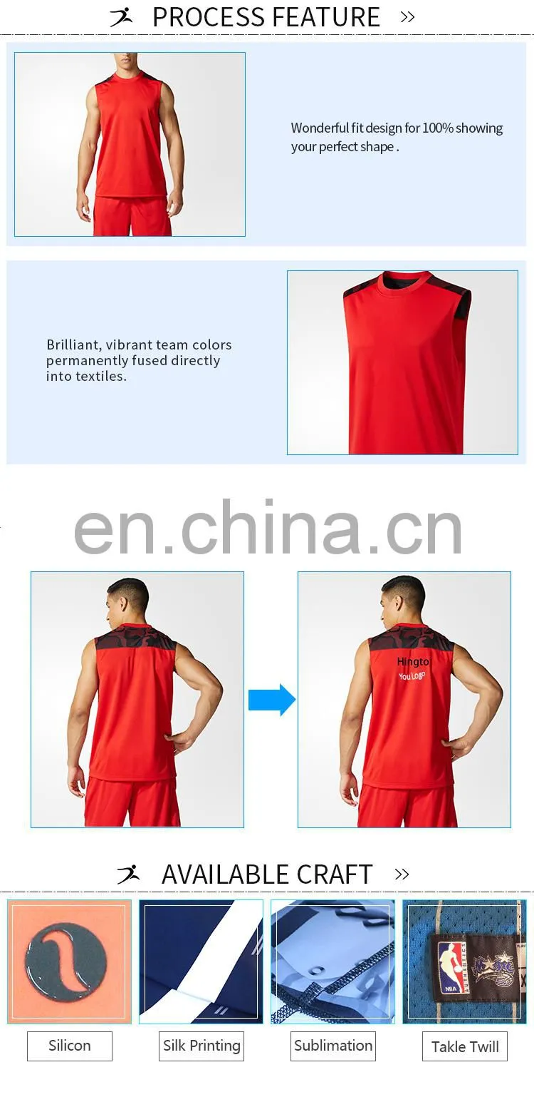 red new style custom basketball jerseys red color uniform design