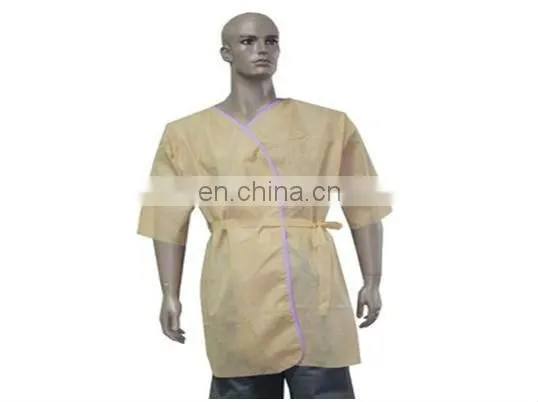Disposable Spunlace Kimono Gown for SPA,Sauna,Beauty
