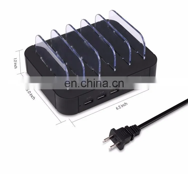 2017 Amazon hotselling new style 5 port usb charging station