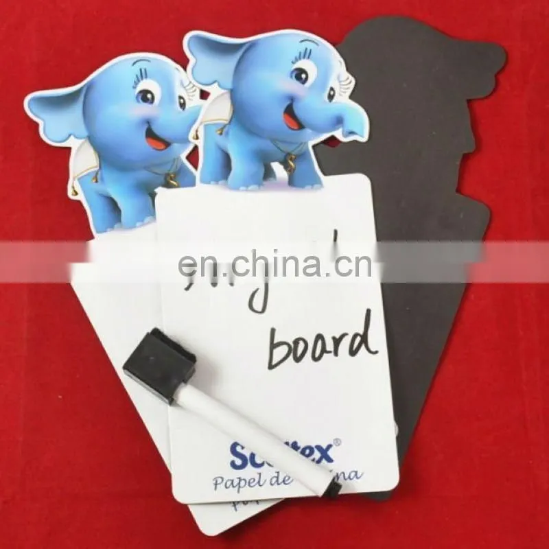 Hot sale promotion gifts cow magnet board,fridge magnet writing board