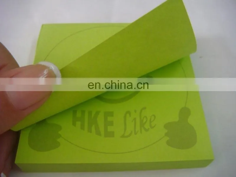 Customized printed paper sticky memo cube