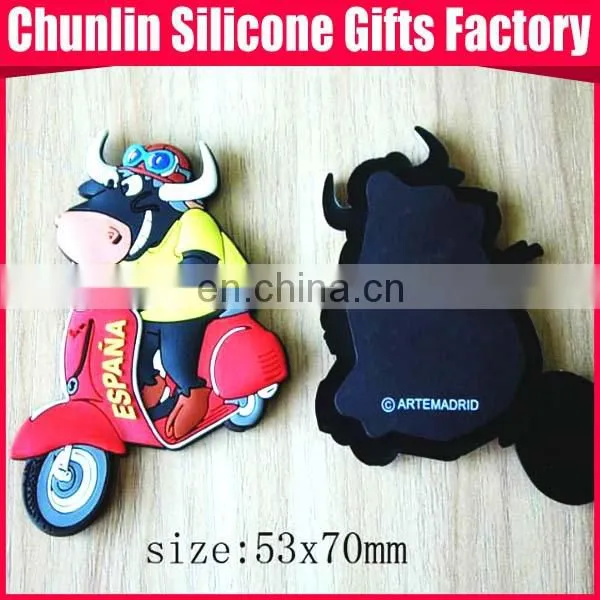 Soft PVC rubber promotional Fridge Magnet