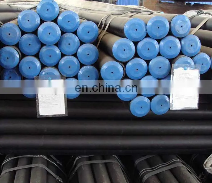 Best manufacture! astm a106 gr.b round black mild steel seamless steel pipe