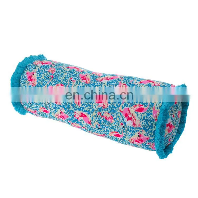 Home Garden Decorative Durable High Quality Tropical Flamingo Print Boudoir Pillow Outdoor for Bench