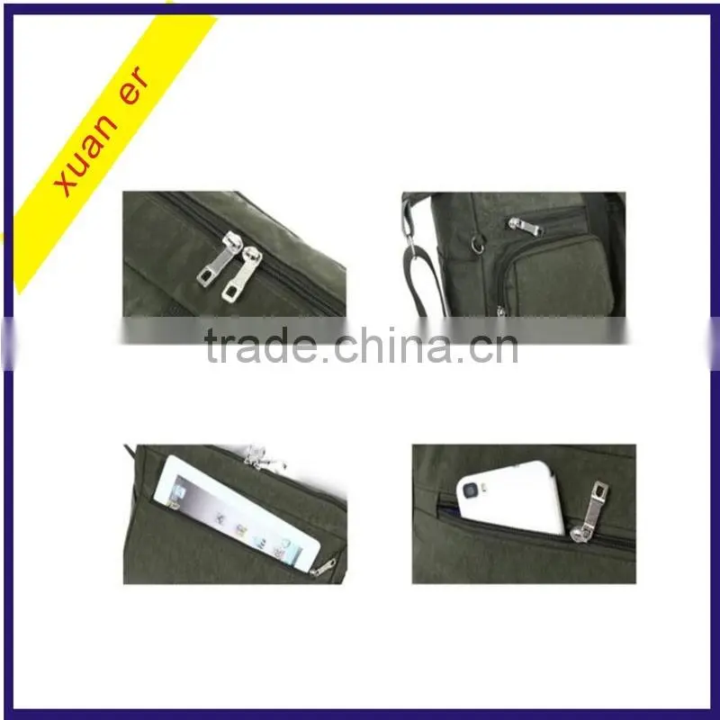 Wholesale fashion canvas messenger shoulder bag for women