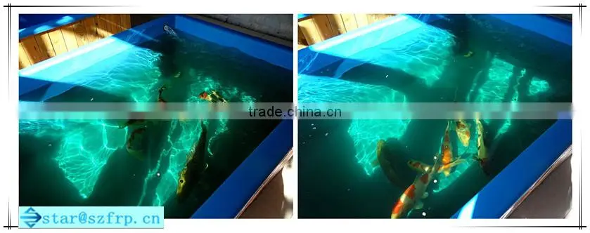 fiberglass smc aquarium fish pond