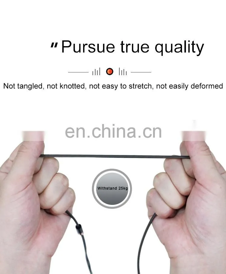 wired cable sport stereo earbuds headset headphone