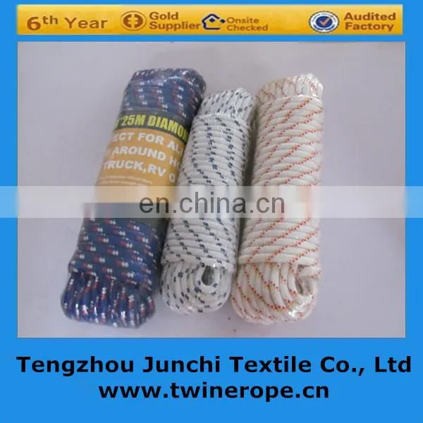 High quality 6mm 3 strand twisted nylon rope