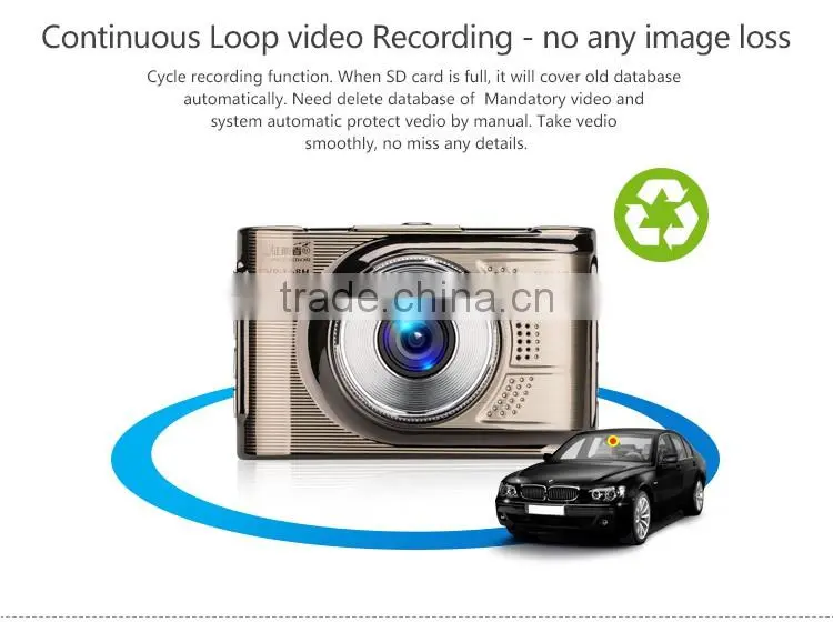 CVR-168H FULL HD car black box DVR and mini dash cam G-Sensor Car Camera