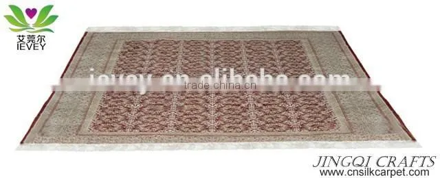 High-grade Chinese interesting children pattern handmade silk area rug floor carpet