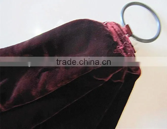 cotton embroidery fabric shower curtain valance for hallowmas