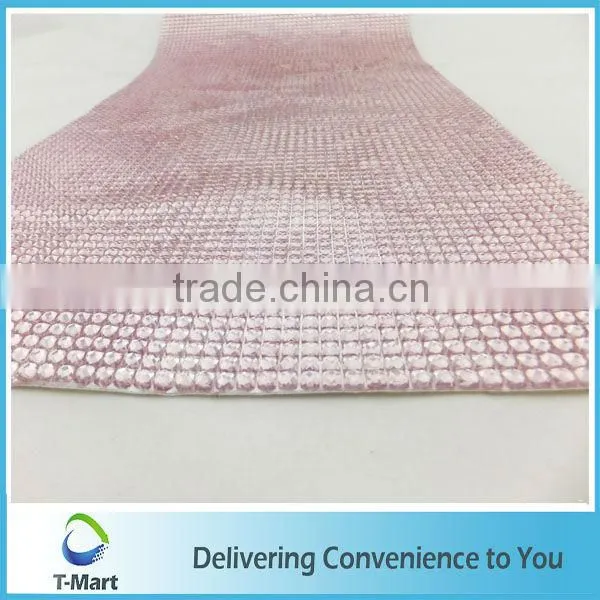 pink resin rhinestone sheet stickers DIY adhesive for evening dress