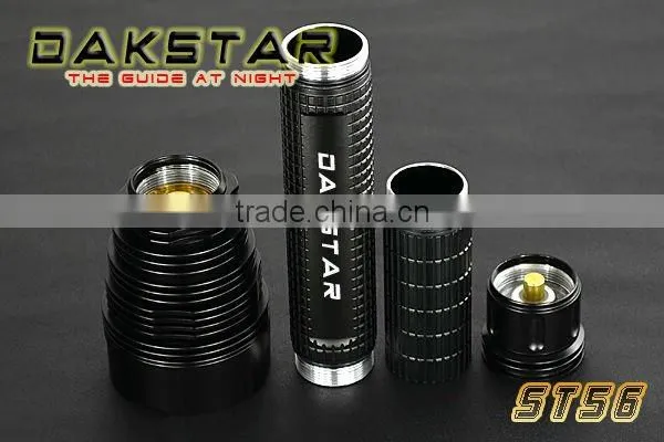 DAKSTAR ST56 LED 5120LM 26650 or 18650 Superbright Aluminum Tactical Rechargeable High Power Police CREE XML T6 Flashlight