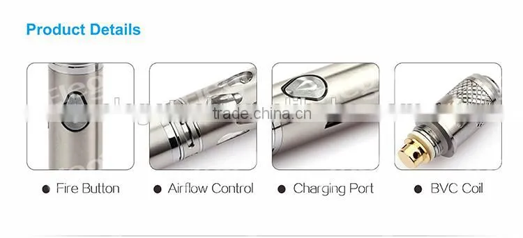 New Arrival!!! Hot sell 2015 new products Rofvape A Equal 1500mah huge vapor silver black aluminum 3.0v starter kit from Elego