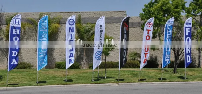 Beach flag bases Teardrop banner flag guangzhou