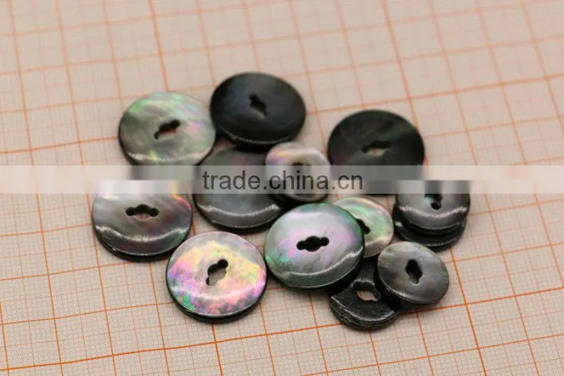 Natural Black lip shell button for shirt